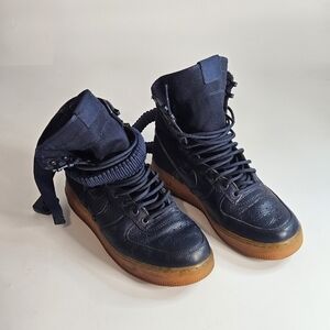 Nike Air Force Navy Blue Hi Top Men 8.5